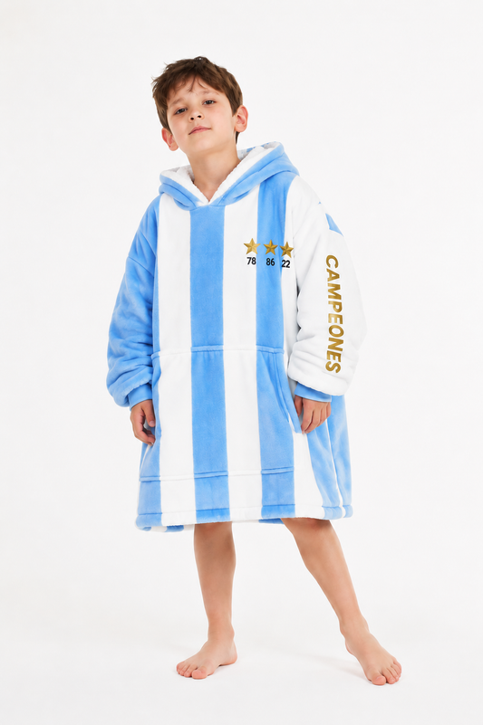 Buzo Manta Oversized - Campeones - Niños