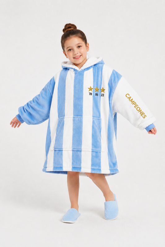 Buzo Manta Oversized - Campeones - Niños